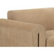 Romer Distressed Brown / Nubuck Tan Leather Sofa